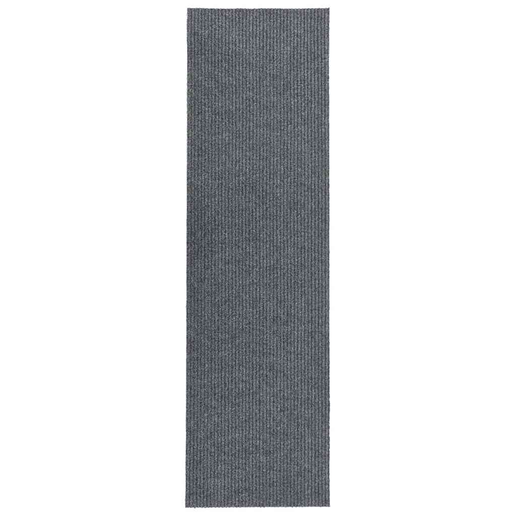 Vidaxl droogloopmat 100x400 cm grigio
