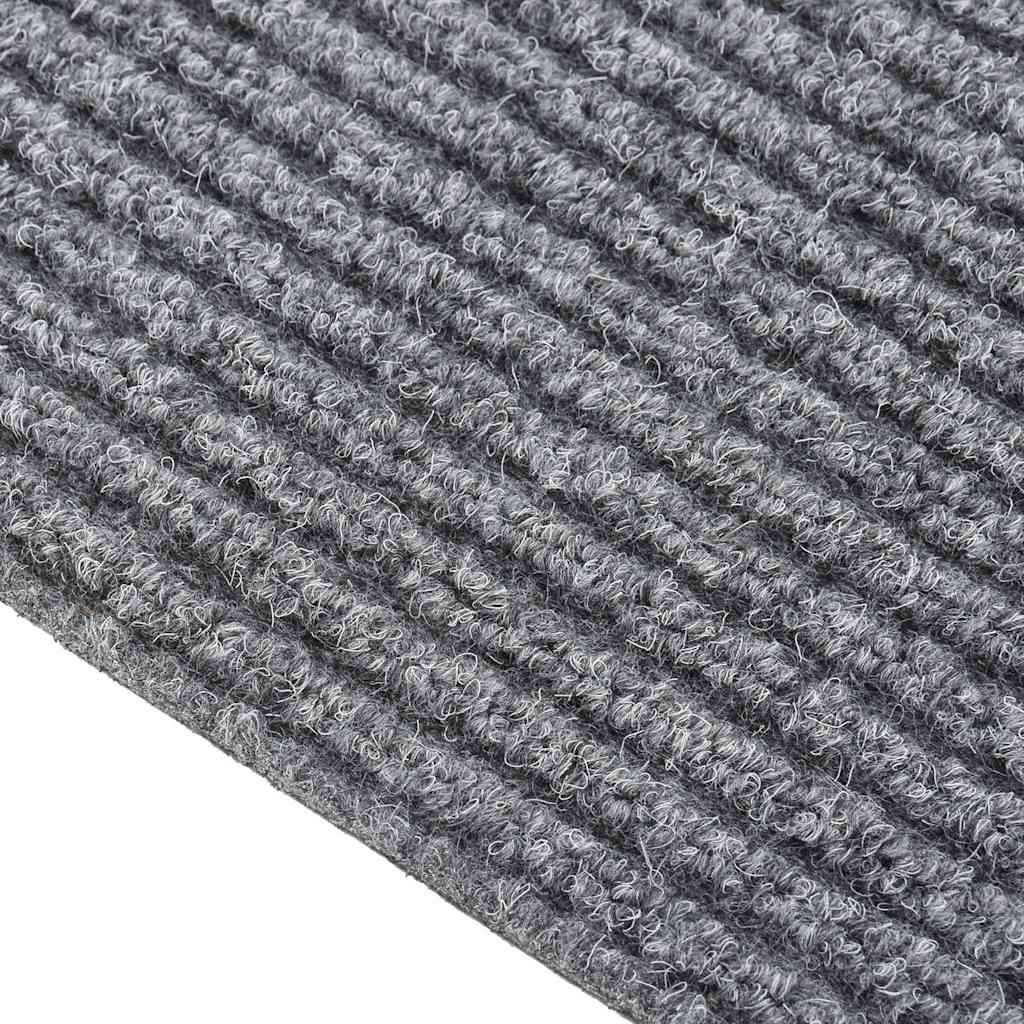 Vidaxl droogloopmat 100x400 cm grigio