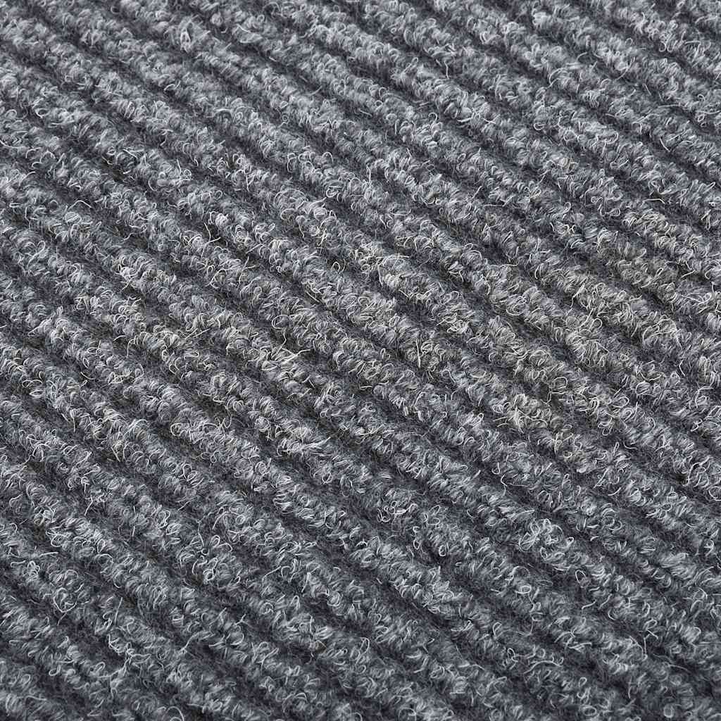 Vidaxl droogloopmat 100x400 cm grigio