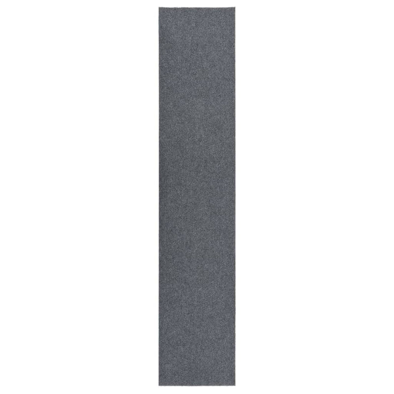 Vidaxl droogloopmat 100x500 cm grigio