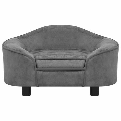 Vidaxl Dog Bank 67x47x36 CM Plush Gray