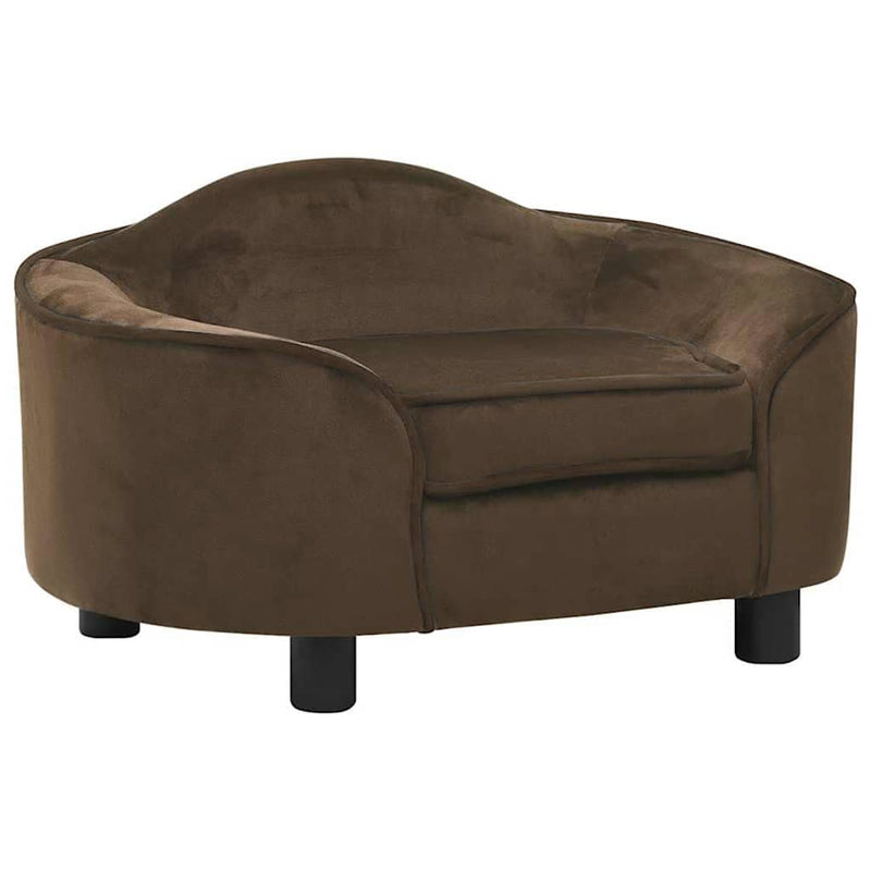 Vidaxl Dog Bank 67x47x36 cm Brush marrone