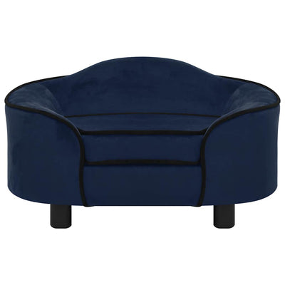 Vidaxl Dog Bank 67x47x36 cm peluche azul
