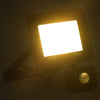 Vidaxl spotlight met sensor led 30 w warmwit