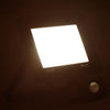 Foco VidaXL con sensor LED 50 W blanco cálido
