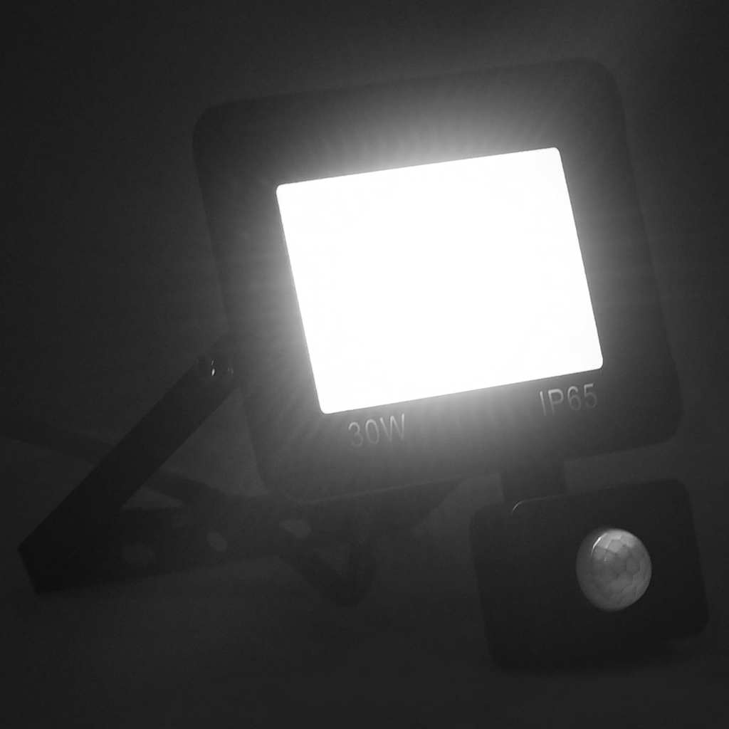 Faretto VidaXL con sensore LED 30 W bianco freddo