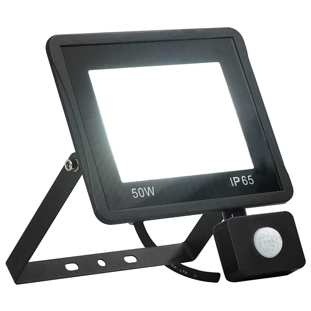 Foco VidaXL con sensor LED 50 W blanco frío