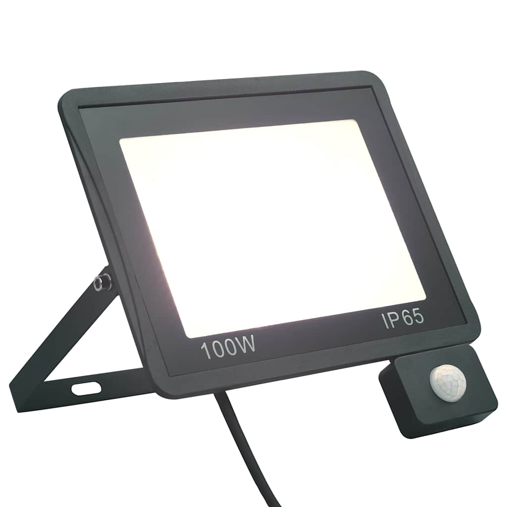 Foco VidaXL con sensor LED 100 W blanco frío