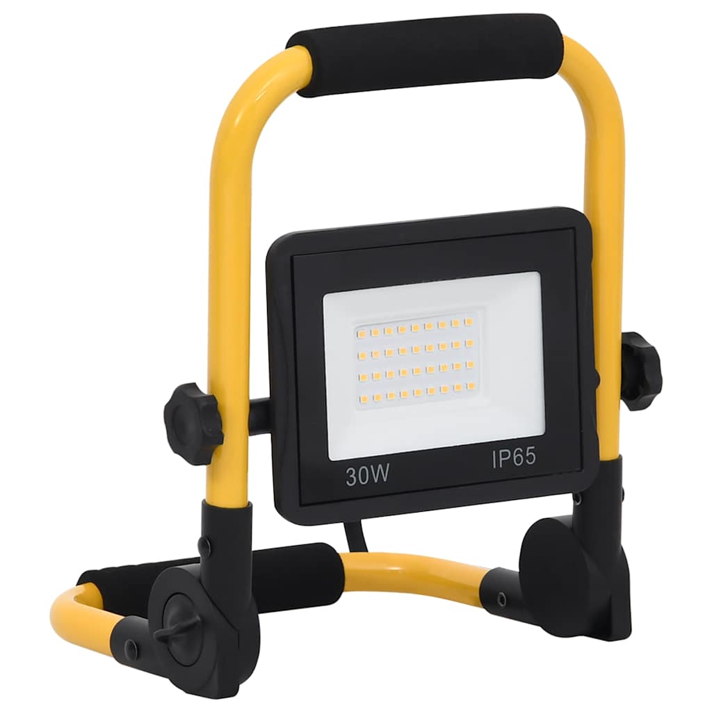 Faretto VidaXL con maniglia LED 30 W bianco freddo