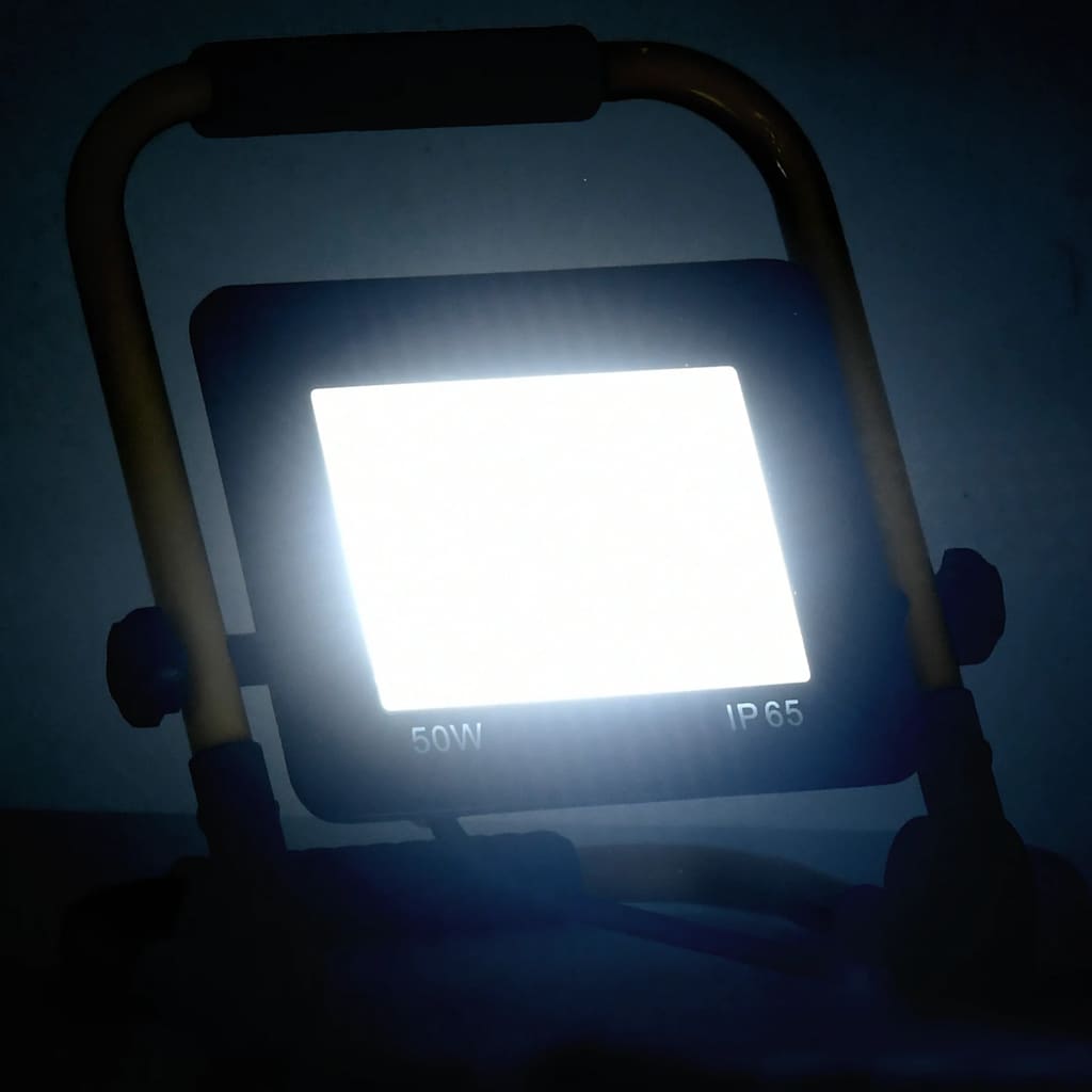 Vidaxl Spotlight con manico LED 50 W Cold White