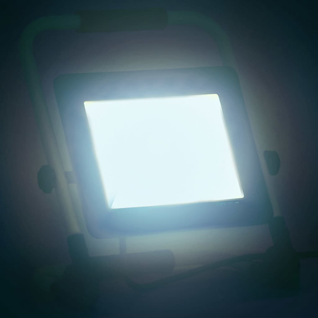 Foco VidaXL con mango LED 100 W blanco frío
