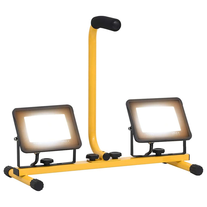 SPEGNO VIDAXL con LED HANDO 2x30 W White Warm