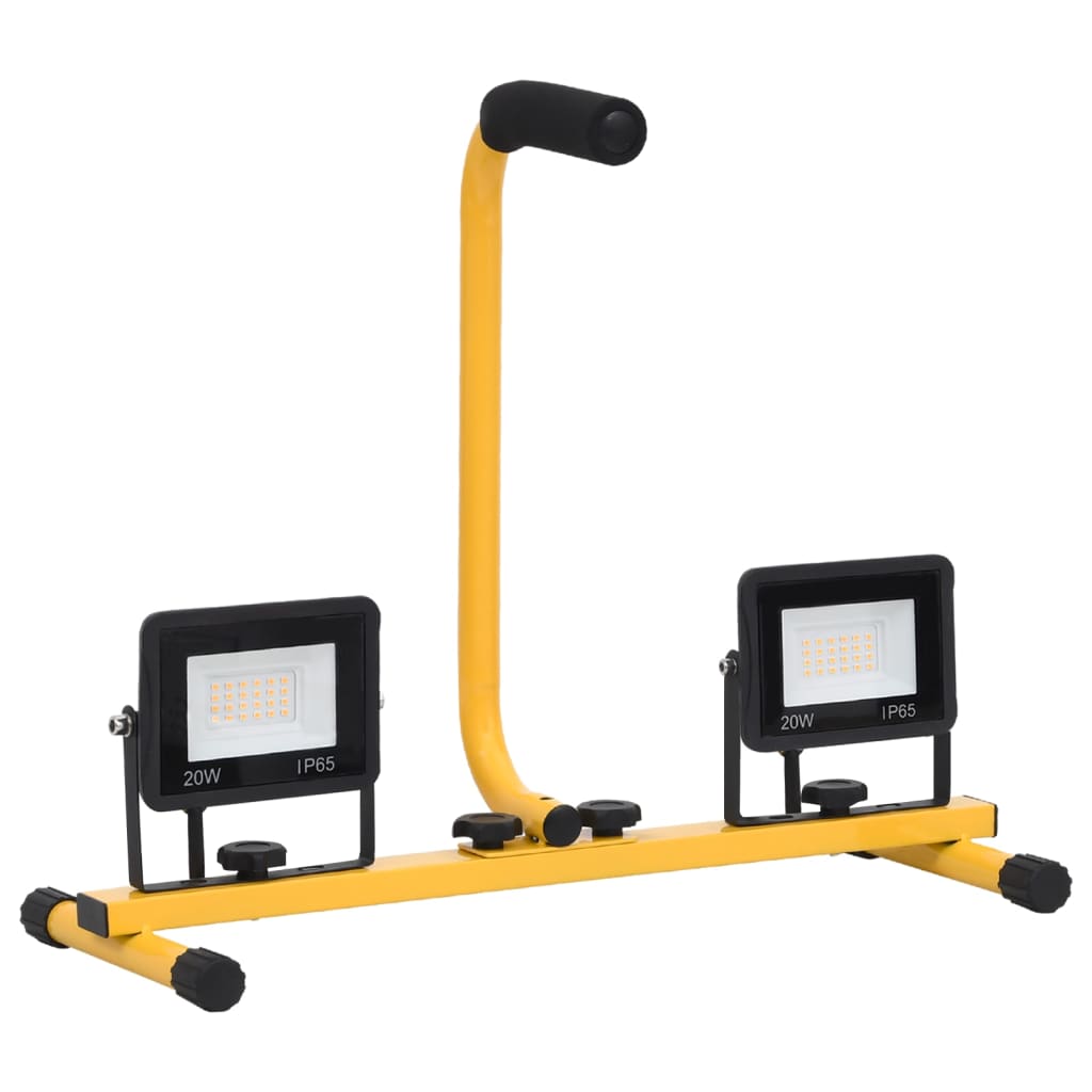 Vidaxl Spotlight con Many LED 2x50 W White frío
