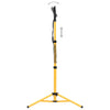 Vidaxl spotlight met statief led 2x50 w koudwit