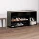 Panca per scarpe Vidaxl con cuscino 104x30x49 cm in legno proprietà