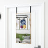 Specchio della porta Vidaxl 40x80 cm di vetro e oro in alluminio