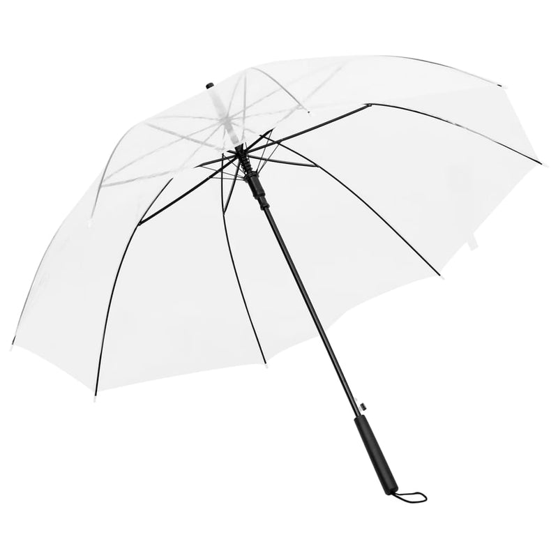 Vidaxl ombrello 100 cm trasparente