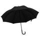 Vidaxl ombrello 130 cm nero
