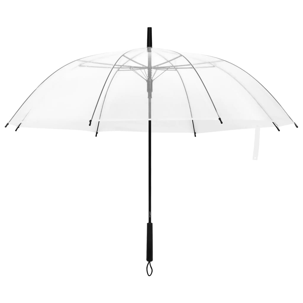 Vidaxl paraguas 107 cm transparente