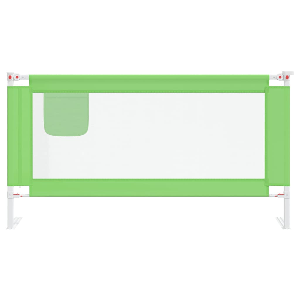 Vidaxl bedhekje peuter 160x25 cm stof groen