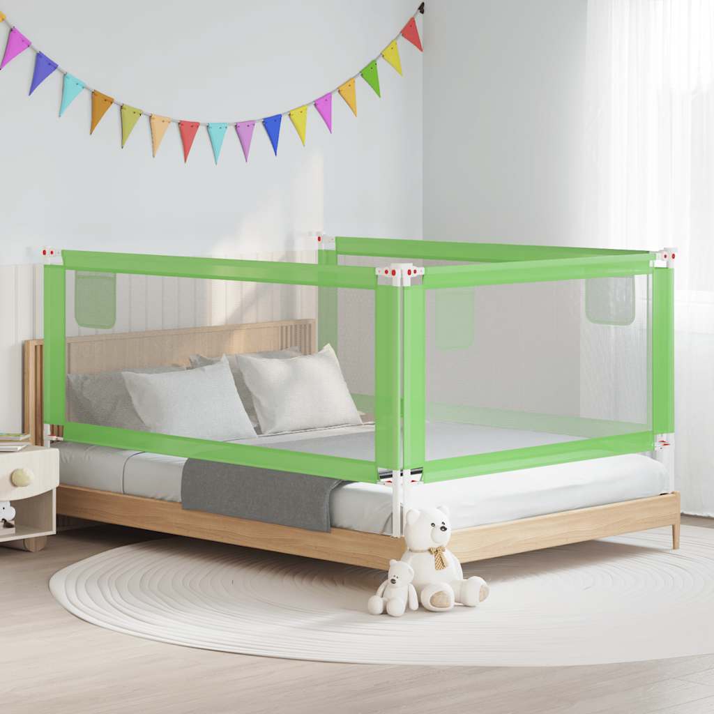 Gráfico de la cama Vidaxl NITDLER 200x25 cm de tela verde