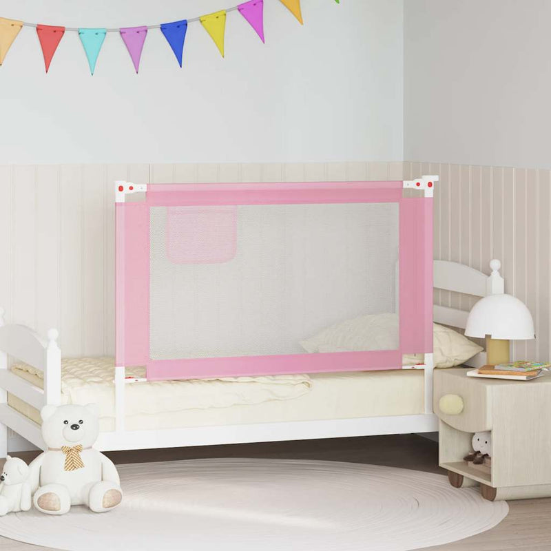 Vidaxl Bed Chart Niño de 120x25 cm de tela rosa