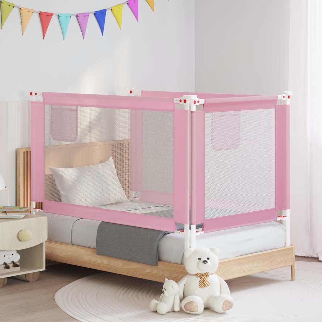 Vidaxl Bed Chart Toddler 140x25 cm tessuto rosa