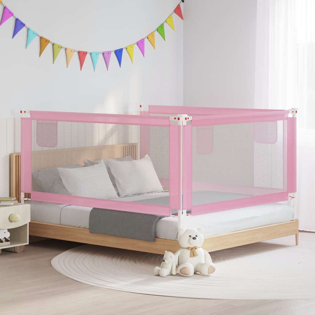 Gráfico de cama Vidaxl niño 180x25 cm de tela rosa