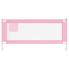 Vidaxl bedhekje peuter 200x25 cm stof roze