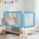 Vidaxl bedhekje peuter 140x25 cm stof blauw