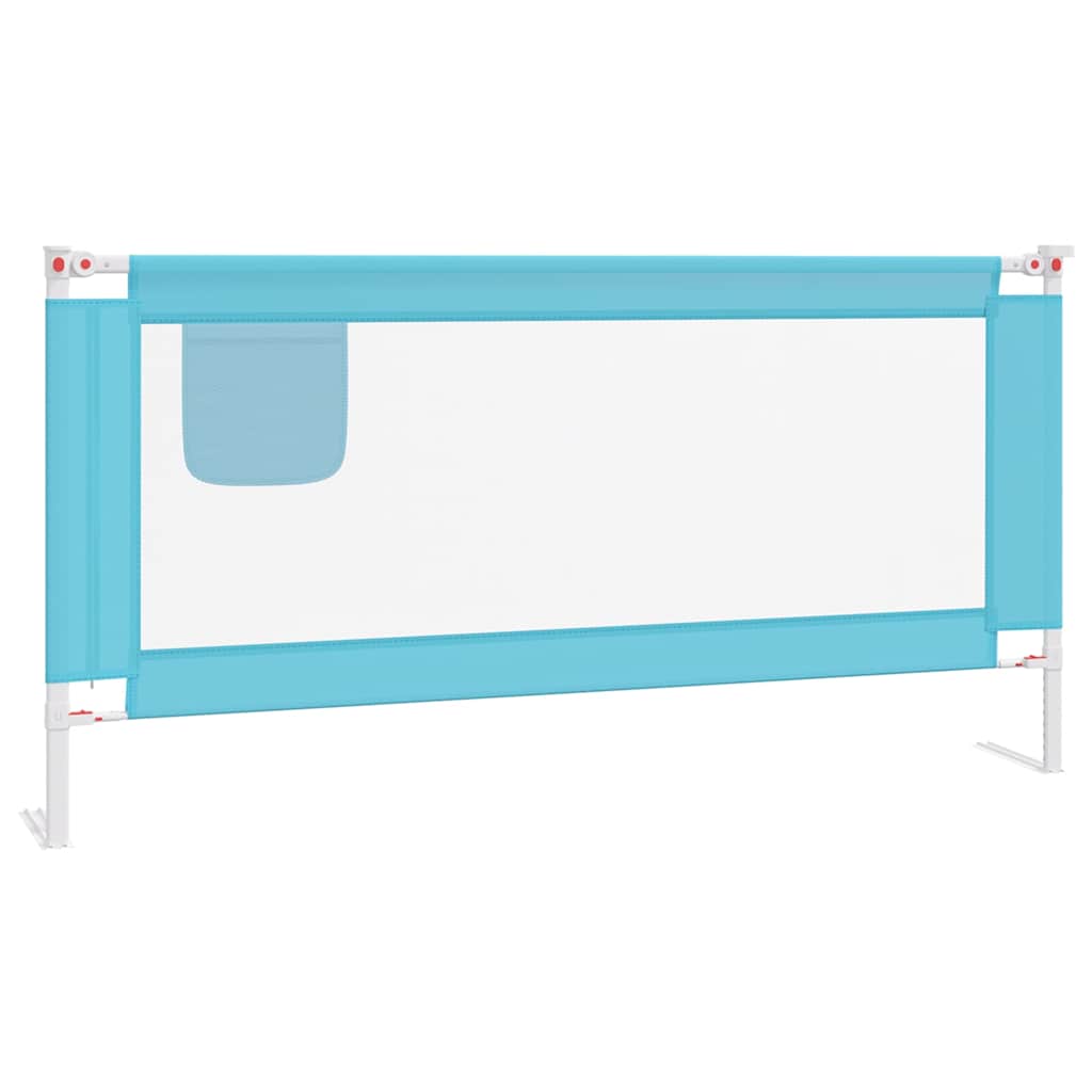 Vidaxl bedhekje peuter 180x25 cm stof blauw