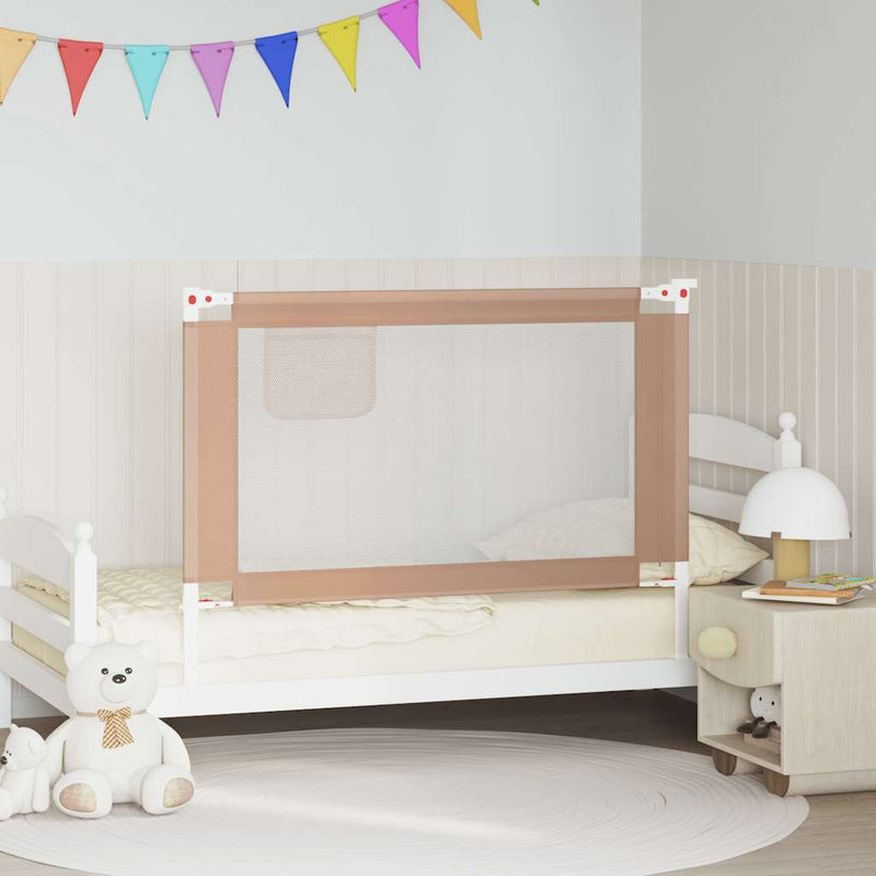 VIDAXL BED CATTO BACKDLER 120X25 CM tessuto Taupe