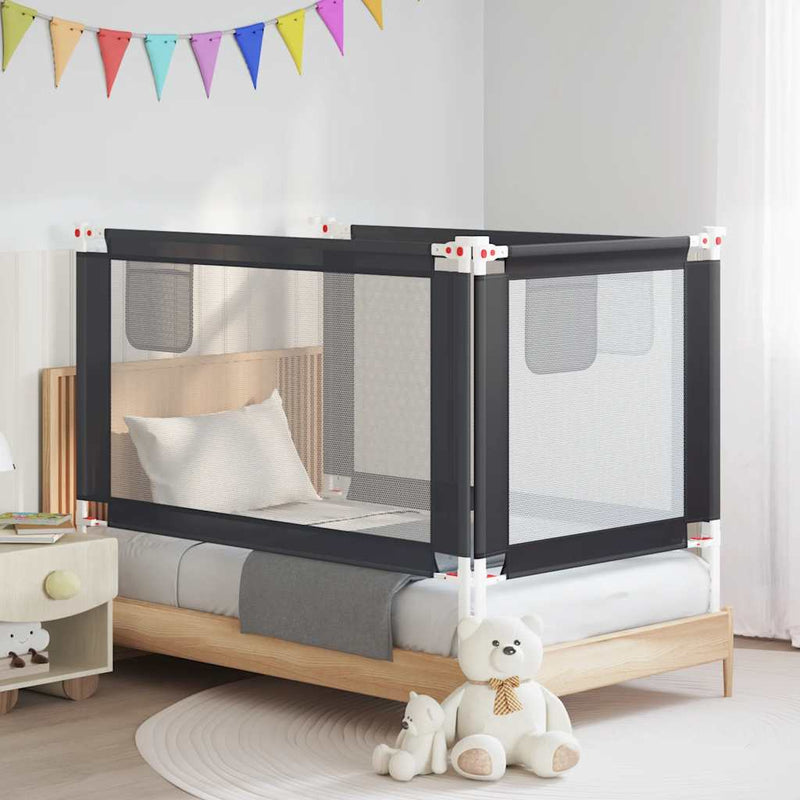Vidaxl Bed Chart Toddler 140x25 cm tessuto scuro grigio
