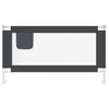 Vidaxl bedhek niño 150x25 cm de tela oscura gris