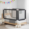 Vidaxl bedhek niño 150x25 cm de tela oscura gris