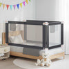Vidaxl Bedhek Notdler 160x25 CM tela oscura gris