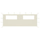 Vidaxl Prainding Wall con Windamen 6x2 M Crème