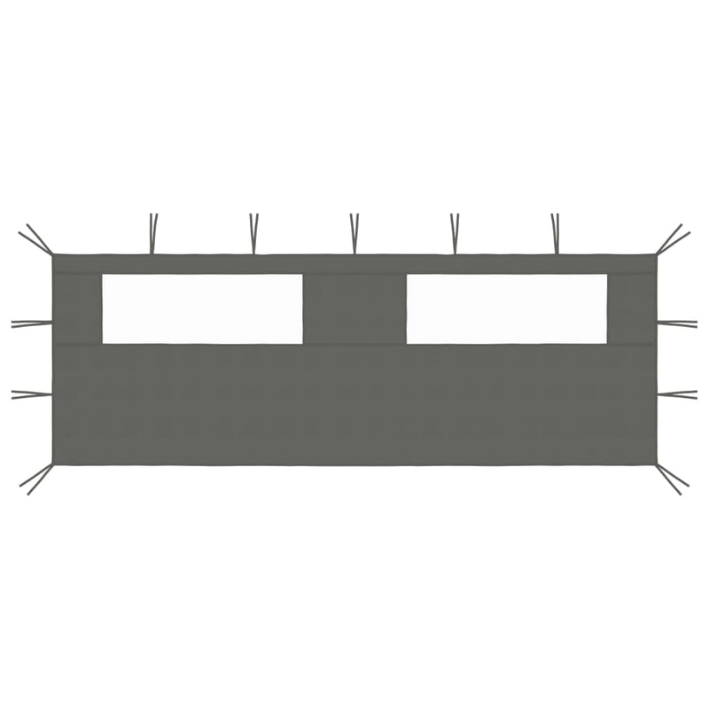 Vidaxl Prainding Wall con Windamen 6x2 M Abbigliamento antracite