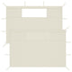 Vidaxl Prainding Walls con ramen 2 St Crème -Colored