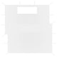 Vidaxl Parete laterali Prain con Windamen 2 St Bianco