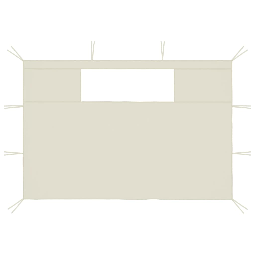 Vidaxl Prainding Walls con ramen 2 St Crème -Colored