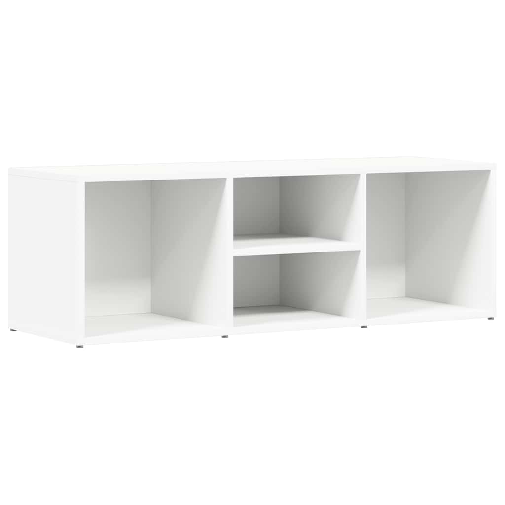 Sofá de almacenamiento de zapatos Vidaxl 105x35x35 cm de madera procesada blanca