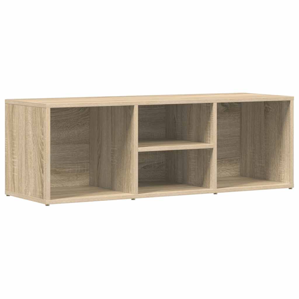Sofá de almacenamiento de zapatos Vidaxl 105x35x35 cm de madera procesada de roble color
