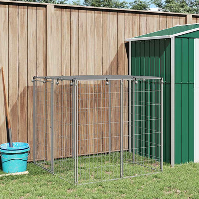 Vidaxl Dog Kennel 110x110x110 cm in acciaio colorato