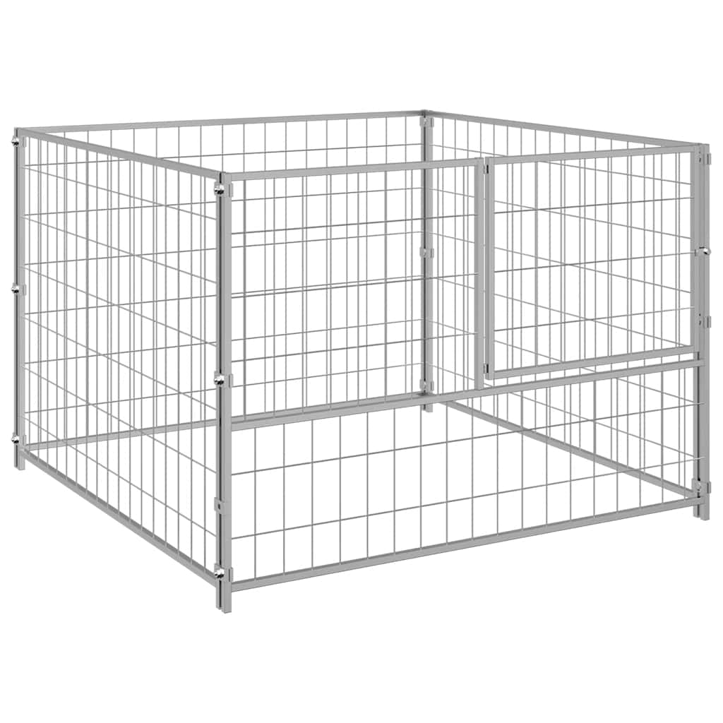 Vidaxl Dog Kennel 100x100x70 cm in acciaio colorato