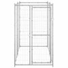 Vidaxl Dog Kennel per 110x220x180 cm in acciaio zincato