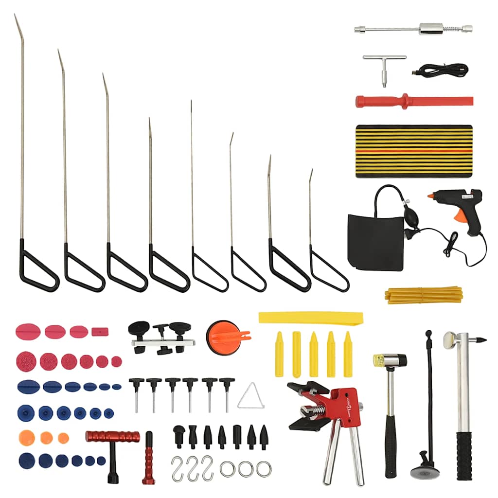 Vidaxl set ammaccato da 75 pezzi senza spruzzatura