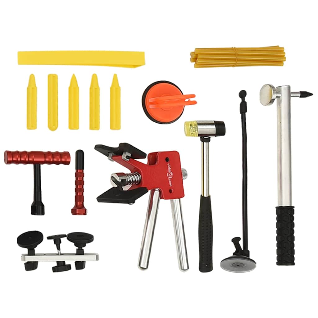 Vidaxl set abollado de 89 piezas sin rociar