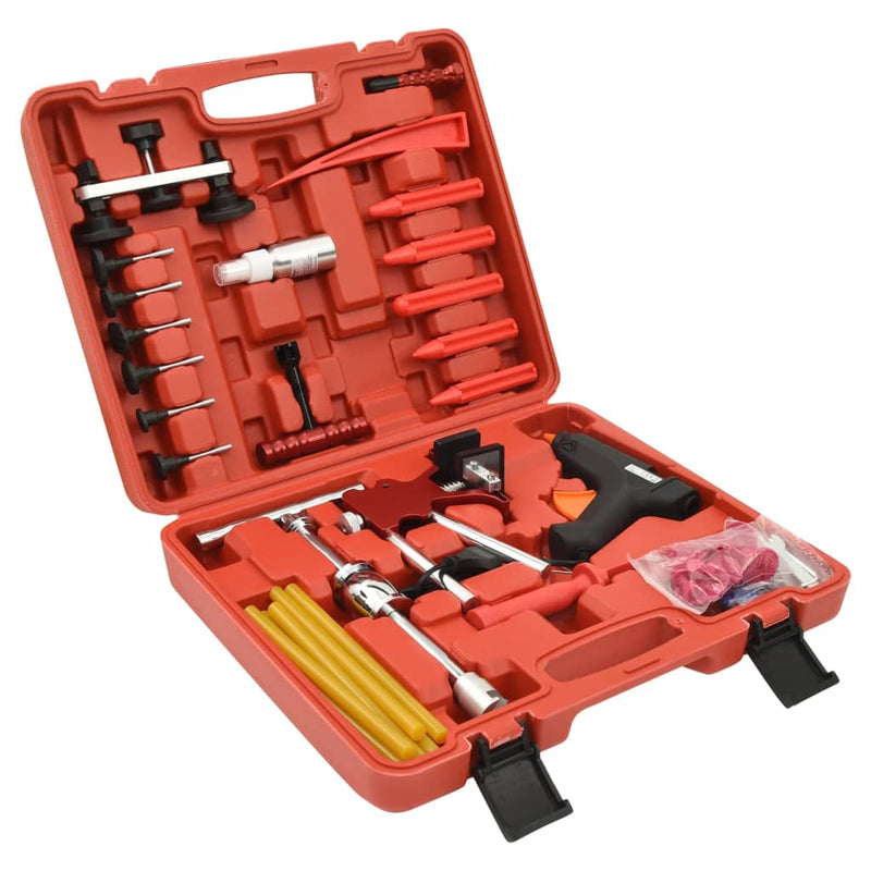 Vidaxl Conjunto abollado de 42 partes con caja de almacenamiento