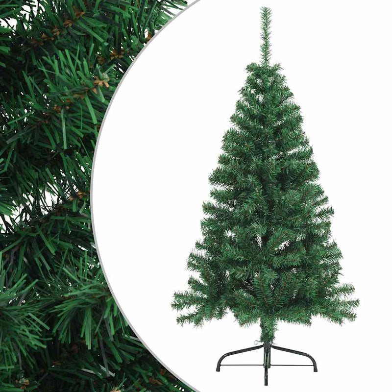 Vidaxl Kunstkerstboom con metà standard e mezzo pvc verde